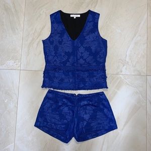 Alexis blue set (top and bottom)